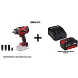 Einhell Avantaj Set-2 (impaxxo 18/450 Kömürsüz Akülü Darbeli Somun Sıkma Ve 18v 4,0 Ah Pxc Starter Kit, Akü ve Şarj Cihazı)