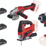Einhell Axxio 18/115 Q Avuç Taşlama Tc-Js 18 Li Dekupaj Te-Cı 18 Bl Vidalama 3x2.5ah Akülü Set