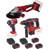 Einhell Axxio 26/230 Q Avuc Taslama Herocco 18V Kirici Delici Te-Cı 18 Bl Vidalama 4X4.0ah Akulu Komursuz Set