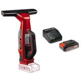 Einhell BRILLIANTO - Solo, Akülü Cam Temizleme Makinesi ve Einhell 18V 2,5 Ah PXC Starter Kit (Başlangıç Seti)