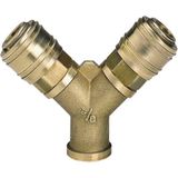 Einhell Çift Girişli Basınçlı Hava Çıkış Borusu C. R3/8" (Kompresör Aksesuarı, 2Li Hava Da