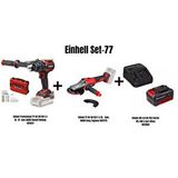 Einhell Einehll Set-77(einhell Professional Tp-cd 18/120 Li-i Bl Akülü Darbeli Matkap+einhell Tp-ag 18/125 F Li Bl Akülü Avuç Taşlama+einhell 18v 4,0 Ah Pxc Starter Kit, Akü ve Şarj Cihazı)