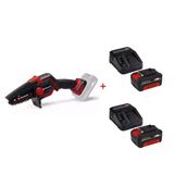 Einhell GE-PS 18/15 Li BL Solo Akülü Zincirli Budama Testeresi + 2x4 Ah Starter Kit Akü