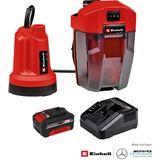 Einhell GE-SP 18 LL Li (1x4.0Ah) Akülü Temiz Su Pompası, Power X-Change, Li-ion, 18 V, Maks. 4500 l/saat, Esnek Akü Kutusu, Sürekli Çalışma Fonksiyonu, 4.0 Ah Akü ve Hızlı Şarj Cihazı Dahil - 4181561