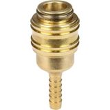 Einhell Hızlı Bağlantı Nipeli 6 mm (Kompresör Aksesuarı, Sağlam Pirinçten Yapılmış, Basınçlı Hava Hortumları Için) - 4139301