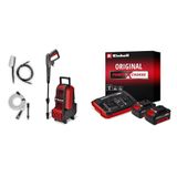 Einhell HYPRESSO 36/105, Akülü Yüksek Basınçlı Yıkama Makinesi + 18V 2 x 4,0 Ah PXC Twincharger Kit, Akü ve Şarj Cihazı