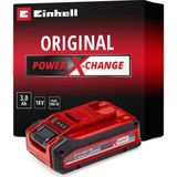 Einhell Orijinal 18 V 3.0 Ah Power X-Change Plus (18 V akü, tüm PXC için çok yönlü, deşarj olmadan, 3 aşamalı LED şarj seviyesi, şarj döngüleri, şarj cihazı olmadan) - 4511501