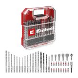 Einhell Orijinal L-CASE 40 Parça Bit Ucu ve Matkap Ucu Seti 49109053 | 25 mm bit uçları | bit ucu tutucu | lokma anahtarı | havşa ucu | metal, duvar ve ahşap matkap uçları | saklama kutusu dahil