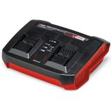 Einhell Orijinal Şarj Cihazı Power X-Twincharger 3A Power X-Change (18 V, ikili şarj cihazı, akü takibi, akıllı şarj yönetimi, 6'lı LED gösterge) - 4512069