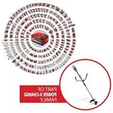 Einhell Professional Akülü Çalı Tırpanı GP-BC 36/430 Li-i BL-Solo Power X-Change (36 V, kömürsüz, 43 mm kesme genişliği, otomatik jogging modu ile çift dişli, 3 dişli bıçak, akü dahil değildir)