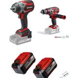 Einhell Professıonal Tp-Cw 18/750-C Li Bl 2X5.0AH Akülü Darbeli Somun Sıkma + Einhell Tp-Cd 18/80 Li-I