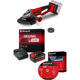 Einhell Profesyonel TP-CD 18/120 Li-i BL Akülü Darbeli Vidalama & TE-AD 18 Li Dik Açılı Vidalama Seti (4,0 Ah Starter Kit, 18 Parça S-CASE Uç Seti ve Saklama Çantası Dahil)