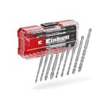 Einhell S-Case 10 Parça Karbür Fayans Matkap Ucu Seti (Takım Çeliğinden Üretilmiştir, Özel Taşlanmış Karbür Plaka, Merkezleme Ucu, Çift Helis, E 6.3 Sap, Saklama Kutusu Dahil) - 49051410