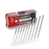 Einhell S-CASE 10 Parça Metal Matkap Ucu Seti (HSS 4241 Çelikten Yapılmış, E 6.3 Sap, 135° Bölünmüş Nokta Uç, Rulo Halinde Haddelenmiş N Tipi Spiral, Saklama Kutusu Dahil) - 49108723