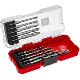 Einhell S-Case 10-Parça Seramik Matkap Ucu Seti (Özel Taşlanmış Karbür Plaka, Merkez Nokta, Çift Helezon, E 6.3 Şaft, Saklama Kutusu Dahil) - 49051410