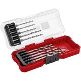Einhell S-Case 10 Parcali Metal Matkap Ucu Seti (Hss4241 Celik, E 6.3 Saft, 135° Split-Point Uc, Rulo Haddelenmis Tip N Spiral, Saklama Kutusu Dahil)