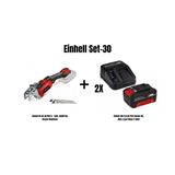 Einhell Set-30 (Einhell Ge-Gs 18/150 Li - Solo, Akülü Dal Kesme Makinesi+2Xeinhell 18V 4,0 Ah Pxc Starter Kit, Akü & Şarj Cihazı)