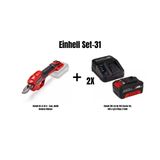 Einhell Set-31(Einhell Ge-Ls 18 Li - Solo, Akülü Budama Makası+2Xeinhell 18V 4,0 Ah Pxc Starter Kit, Akü & Şarj Cihazı)