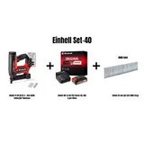 Einhell Set-40 (einhell Te-cn 18/32 Li - Solo Akülü Zımba/çivi Tabancası+einhell 18v 2,5 Ah Pxc Starter Kit, Akü ve Şarj Cihazı+einhell 25 Mm Çivi Seti 3000 Parça)