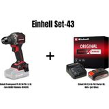 Einhell Set-43 (Einhell Profesyonel Tp-Cd 18/70-C Li Blakülü Vidalama+Einhell 18V 2,5 Ah Pxc Starter Kit, Akü & Şarj Cihazı) - yok