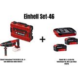 Einhell Set-46 (Einhell Professional Tp-Hd 18/28 D Li Bl +4 Akülü Kırıcı Delici+Einhell 18V 2 x 4,0 Ah Pxc Twincharger Kit, Akü & Şarj Cihazı) - yok