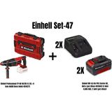 Einhell Set-47 (Einhell Professional Tp-Hd 18/28 D Li Bl +4 Akülü Kırıcı Delici+Einhell 18V 4,0 Ah Pxc Starter Kit, Akü & Şarj Cihazı) - yok