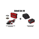 Einhell Set-49 (einhell Tp-ag 18/125 Ce +3 Set - Solo - Akülü Avuç Taşlama 4431195+einhell 18v 4,0 Ah Pxc Starter Kit, Akü ve Şarj Cihazı)