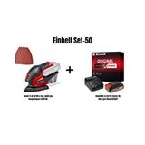 Einhell Set-50 (einhell Te-os 18/150 Li Solo, Akülü Çok Amaçlı Zımpara+einhell 18v 2,5 Ah Pxc Starter Kit, Akü ve Şarj Cihazı)