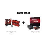 Einhell Set-69(Einhell Akülü Çivi Çakma+18V 2,5 Ah Akü & Şarj Cihazı)