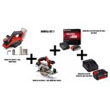 Einhell Set-7( Te-Pl 18/82 Li Akülü Planya+Te-Cs 18/150 Li Akülü Daire Testere+18V 2,5 Ah Pxc Starter Kit, Akü & Şarj Cihazı+18V 4,0 Ah Pxc Sta