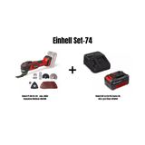 Einhell Set-74(Einhell Tp-Mg 18 Li Bl Akülü Raspalama Makinesi+Einhell 18V 4,0 Ah Pxc Starter Kit, Akü & Şarj Cihazı)
