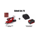 Einhell Set-75(Einhell Te-Os 18/230 Li Akülü Zımpara+Einhell 18V 4,0 Ah Pxc Starter Kit, Akü & Şarj Cihazı)