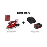 Einhell Set-75(einhell Te-os 18/230 Li Akülü Zımpara+einhell 18v 4,0 Ah Pxc Starter Kit, Akü ve Şarj Cihazı)
