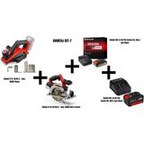 Einhell Set-7(Einhell Te-Pl 18/82 Li Akülü Planya+Einhell Te-Cs 18/150 Li Akülü Daire Testere+Einhell 18V 2,5 Ah Akü & Şarj Cihazı+Einhell 18V 4,0 Ah Pxc Starter Kit, Akü & Şarj Cihazı)