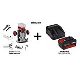 Einhell Set-8 (einhell Tp-ro 18 Li Bl Kömürsüz Akülü Dik Freze+einhell 18v 4,0 Ah Pxc Starter Kit, Akü ve Şarj Cihazı)