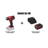 Einhell Set-80(Einhell Te-Ha 18 Li Akülü Sıcak Hava Tabancası+Einhell 18V 4,0 Ah Pxc Starter Kit, Akü & Şarj Cihazı)