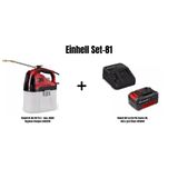 Einhell Set-81(Einhell Ge-Ws 18/75 Li Akülü İlaçlama Pompası+Einhell 18V 4,0 Ah Pxc Starter Kit, Akü & Şarj Cihazı)