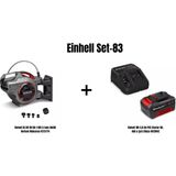 Einhell Set-83(Einhell Ge-Hr 18/30-1 Wh Li Akülü Hortum Makarası+Einhell 18V 4,0 Ah Pxc Starter Kit, Akü & Şarj Cihazı)