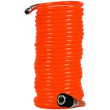 Einhell Spiral Hortum 8 m (Kompresör Aksesuarı, 8 metre uzunluk, 6 mm iç çap, PU malzeme, maks. çalışma basıncı 10 bar, hızlı bağlantı ve fiş dahil) - 4139420