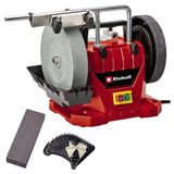 Einhell Taş Motoru - Islak TC-WG 200 (125 W, paslanmaz su tankı, taşlama taşı, açı ölçer, çok amaçlı aparat, deri bileme diski, ıslak taşlama diski dahil) - 4418008