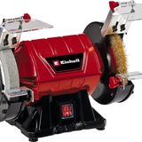 Einhell Taş Motoru TC-BG 150 B (maks. 350 W, Ø150 mm taşlama diski, kıvılcım koruması, şekil düzeltme ve bileme işlemleri için uygun, K36 kalın taşlama diski ve tel fırça diski dâhil)
