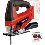 Einhell Tc-Js 18/80 Li-Solo Akülü Dekupaj Testere Pxc (18 V, 20 mm Strok Uzunluğu, 2.700 Dev/dk, Ahşapta 80 mm Kesme Derinliği, Maks. 45° Eğimli Kesim, Testere Bıçağı Dahil, Akü Hariç) - 4321238