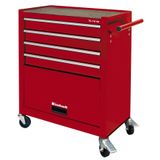 Einhell TC-TW 100 alet arabası (kilitleme sistemi, 2 kilitli frenli 4 döner tekerlek, kapaklı saklama bölmesi)