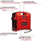 Einhell Te-Ac 36/8 Li Of Set Akülü Kompresör