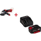 Einhell TE-AG 18/115 Li, Akülü Avuç Taşlama Seti (4,0 Ah Akü ve Şarj Cihazı Dahildir)