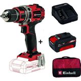 Einhell Te-Cd 18/50 Li-I Bl Darbeli Matkap 4 Ah Akü ve Şarj Cihazı+ Bez Çanta ile Ergonomik Tasarım - Kırmızı - Siyah