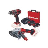 Einhell Te-Cd 18/50 Li-I Bl Matkap Axxio 18/150 Avuç Taşlama 4.0-2.0Ah Kömürsüz Set