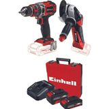 Einhell TE-CD 18/50 LI-I BL Matkap+TE-AG 18/115 Avuç Taşlama