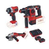 Einhell Te-Cı 18 Bl Axxio 18/115 Avuç Taşlama Herocco 18V Kırıcı Delici 2X4.0AH Twincharger Akülü Kömürsüz Set