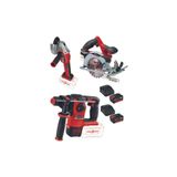 Einhell Te-Cı 18 Bl Vidalama + Axxio 18/115 Q Avuç Taşlama + Te-Cs 18/190 Bl Daire Testere Akülü Kömürsüz Set